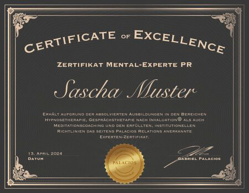 Das Zertifikat Mental Experte PR